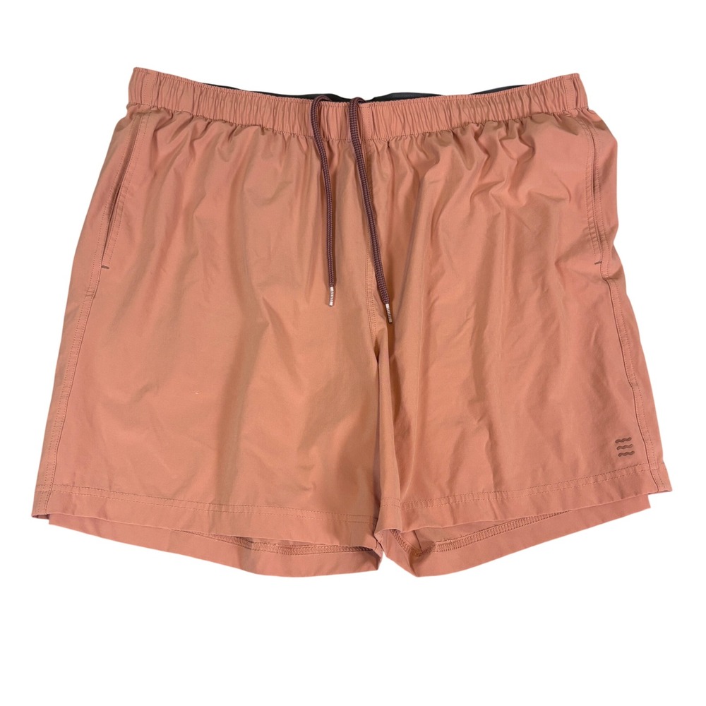 Free Fly Mens Bamboo Shore Shorts Salmon‎ Pink 3XL Stretch Lightweight Athletic